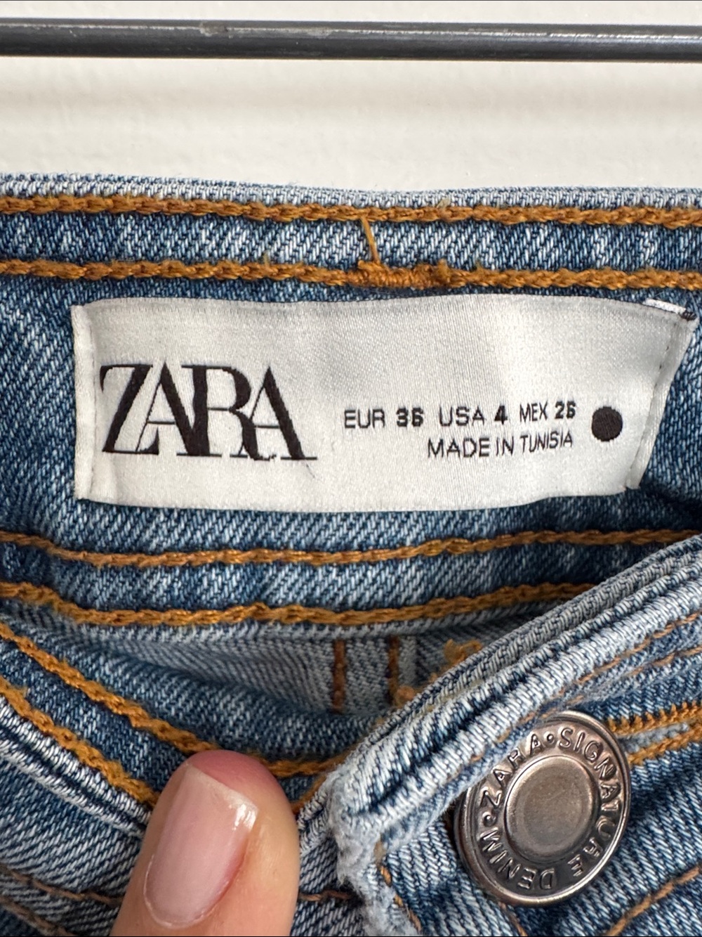 Zara Men's Light Blue Bootcut Jeans